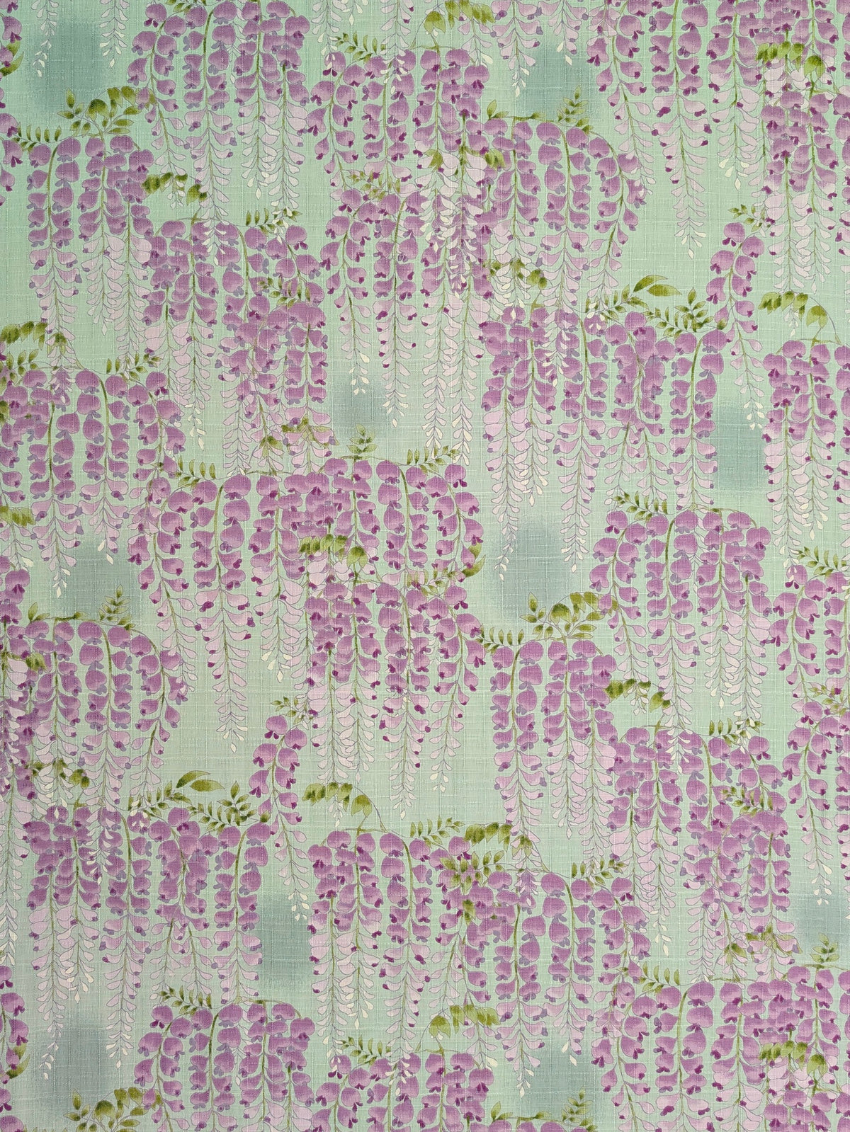 Kobayashi - Hanging Wisteria Cotton Dobby Fabric - Mint