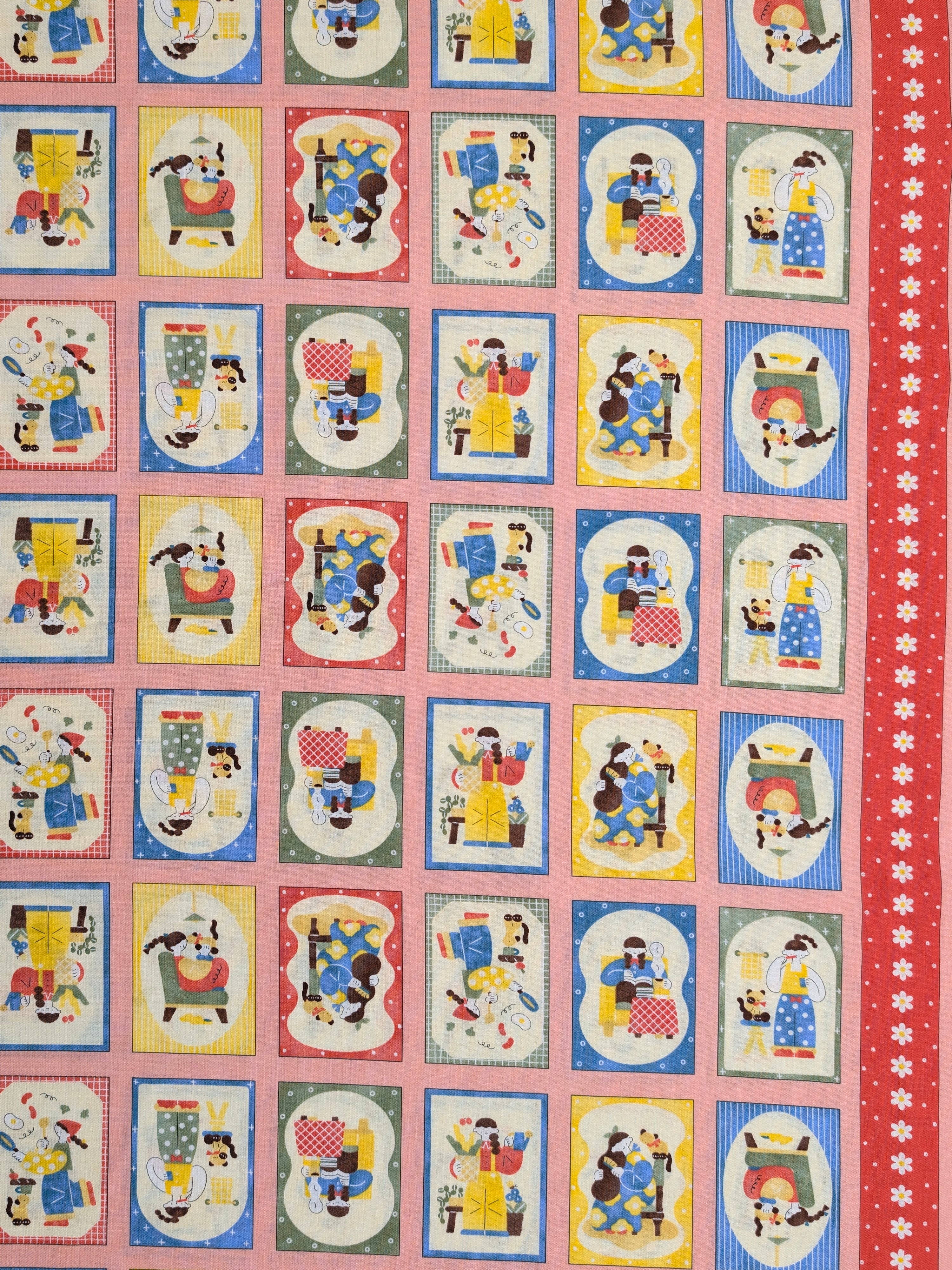 Cosmo - Scrapbook Ladies Cotton Sheeting Fabric - Pink