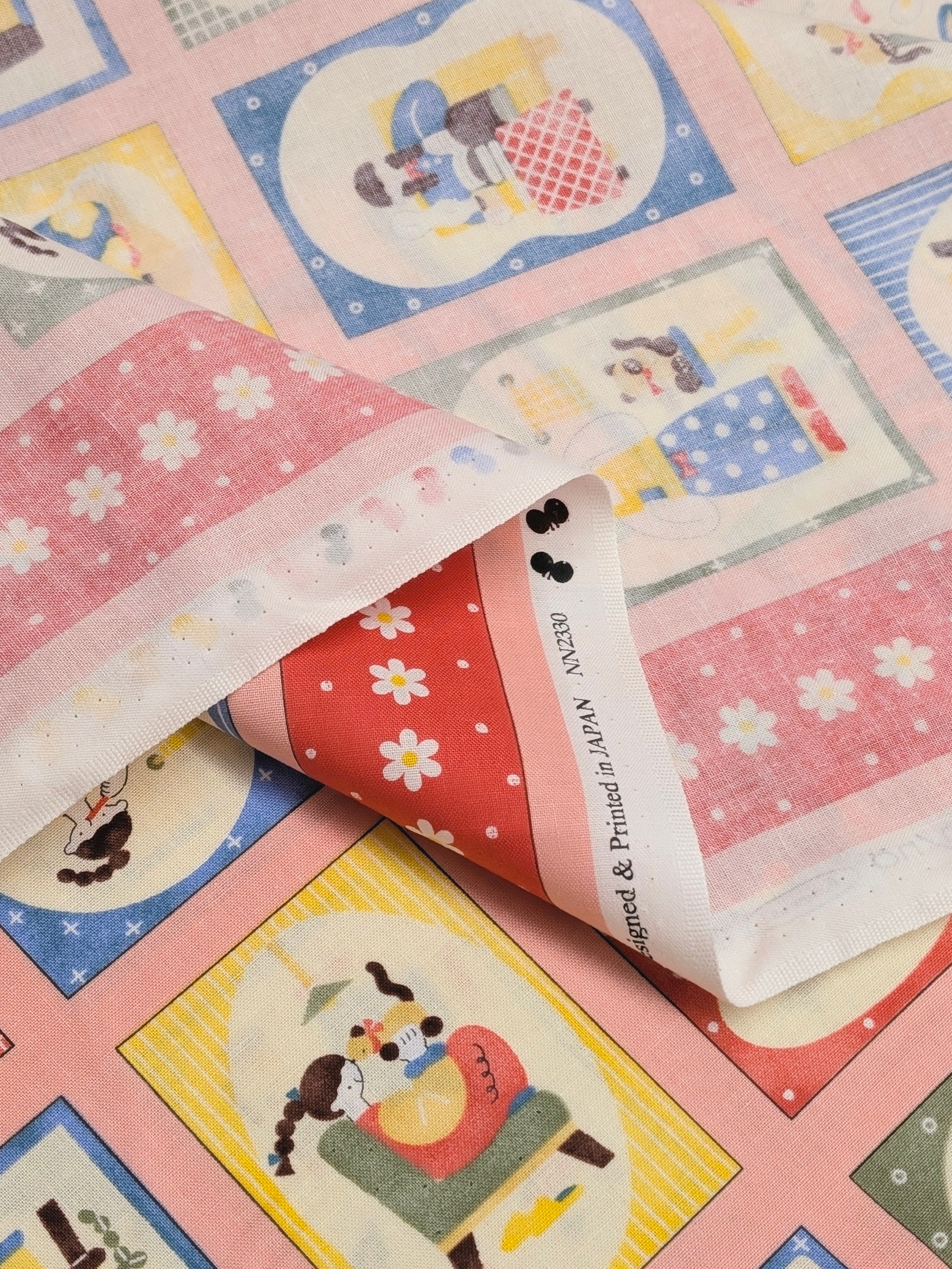 Cosmo - Scrapbook Ladies Cotton Sheeting Fabric - Pink