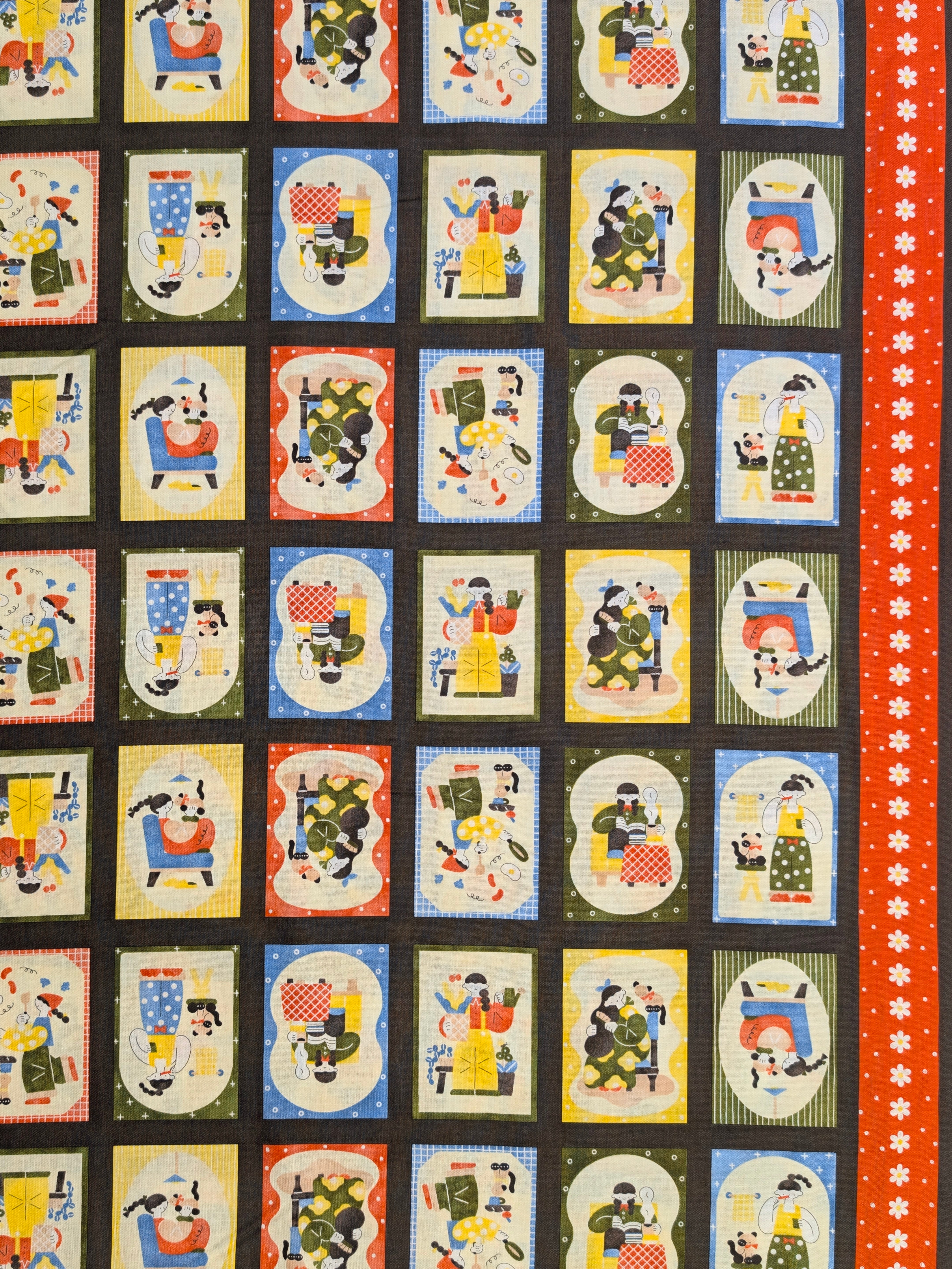 Cosmo - Scrapbook Ladies Cotton Sheeting Fabric - Gray
