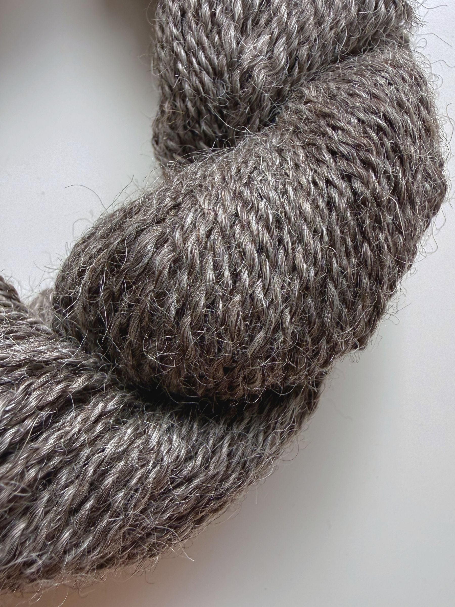 Spoiled Sheep - Gotland Cross Wool Yarn 200yd - Eva #17 Black Gray
