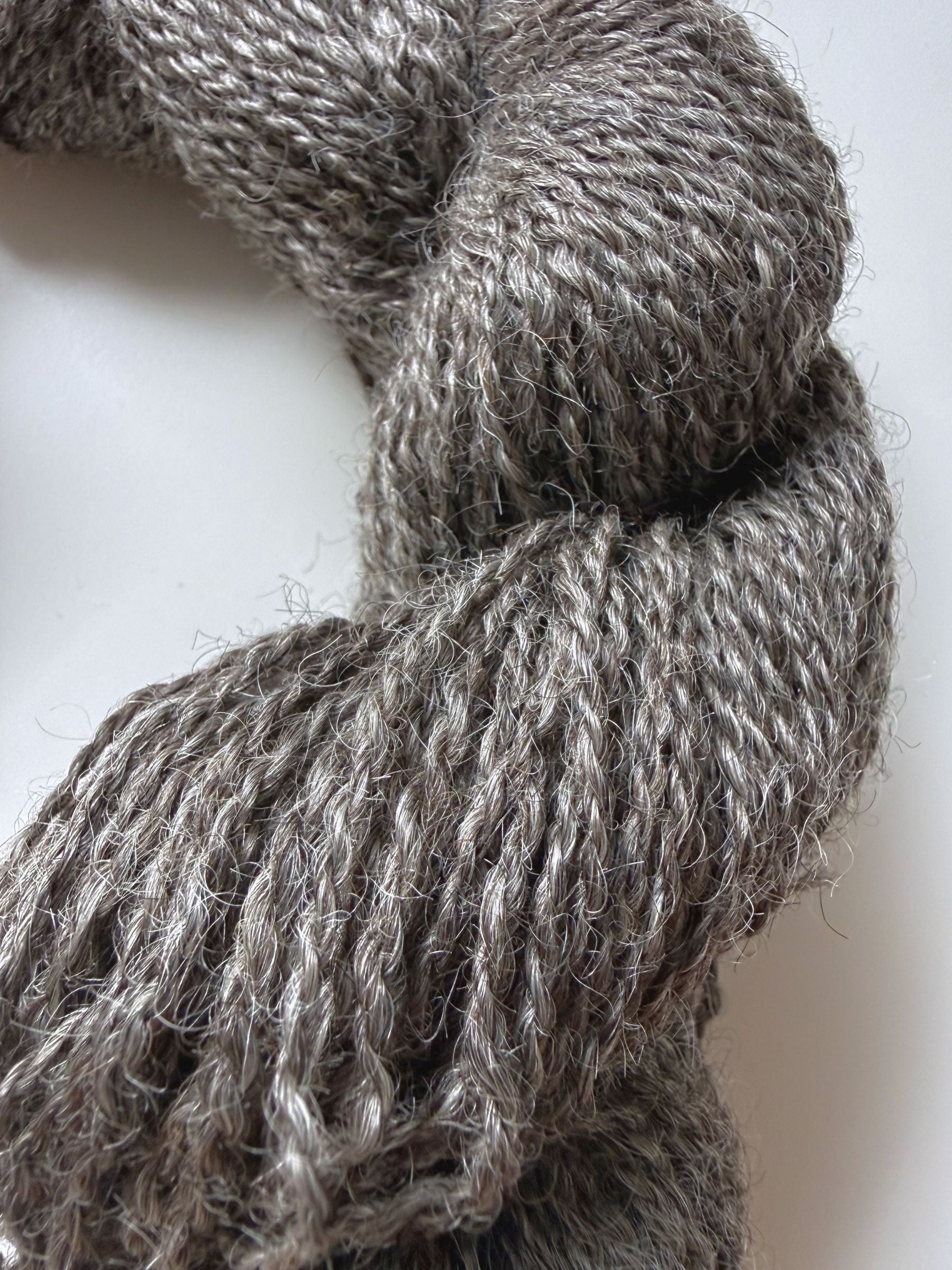 Spoiled Sheep - Gotland Cross Wool Yarn 200yd - Eva #17 Black Gray