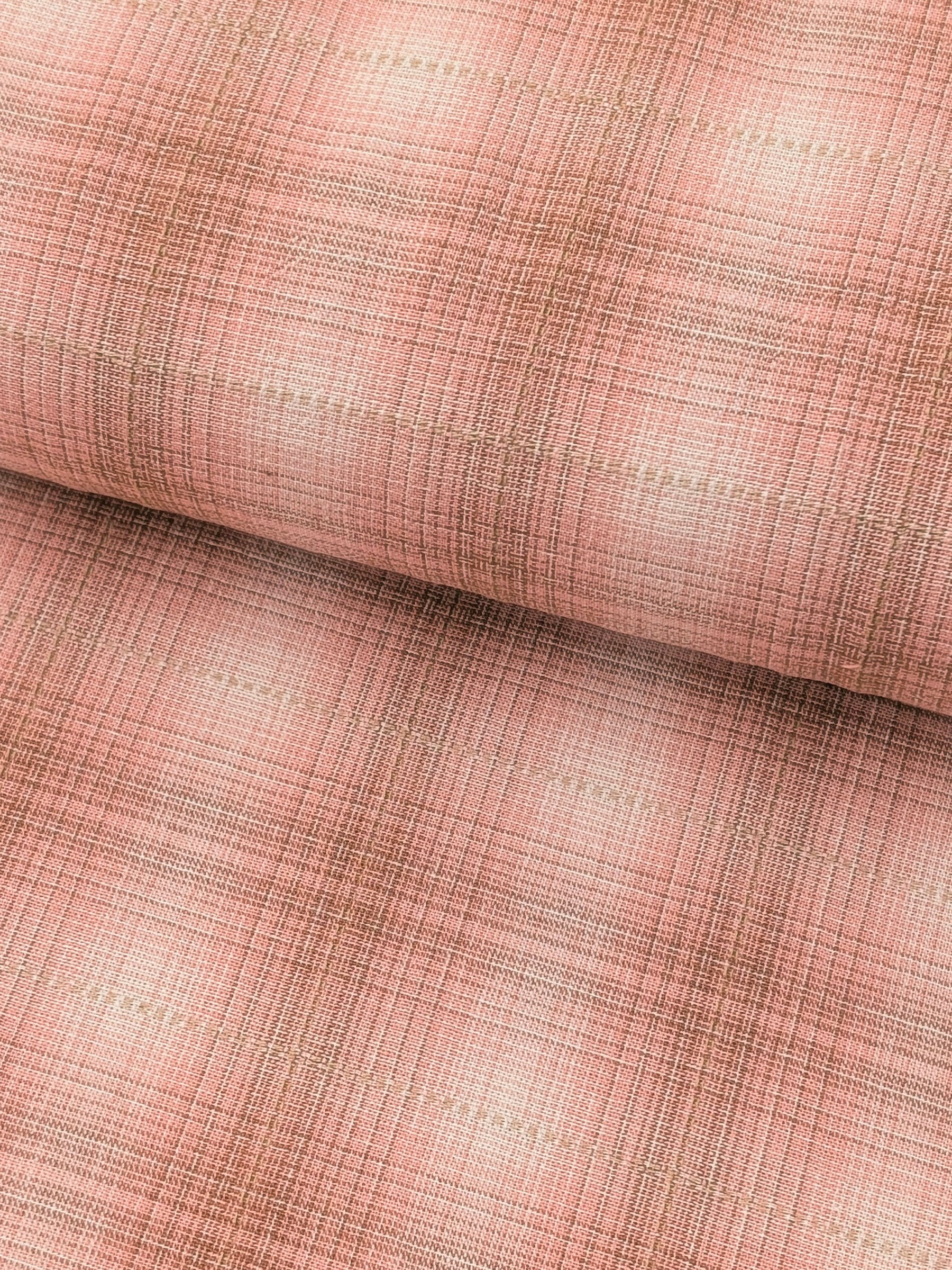 Handworks - Ombre Glen Plaid Yarn Dyed Cotton Fabric - Pink