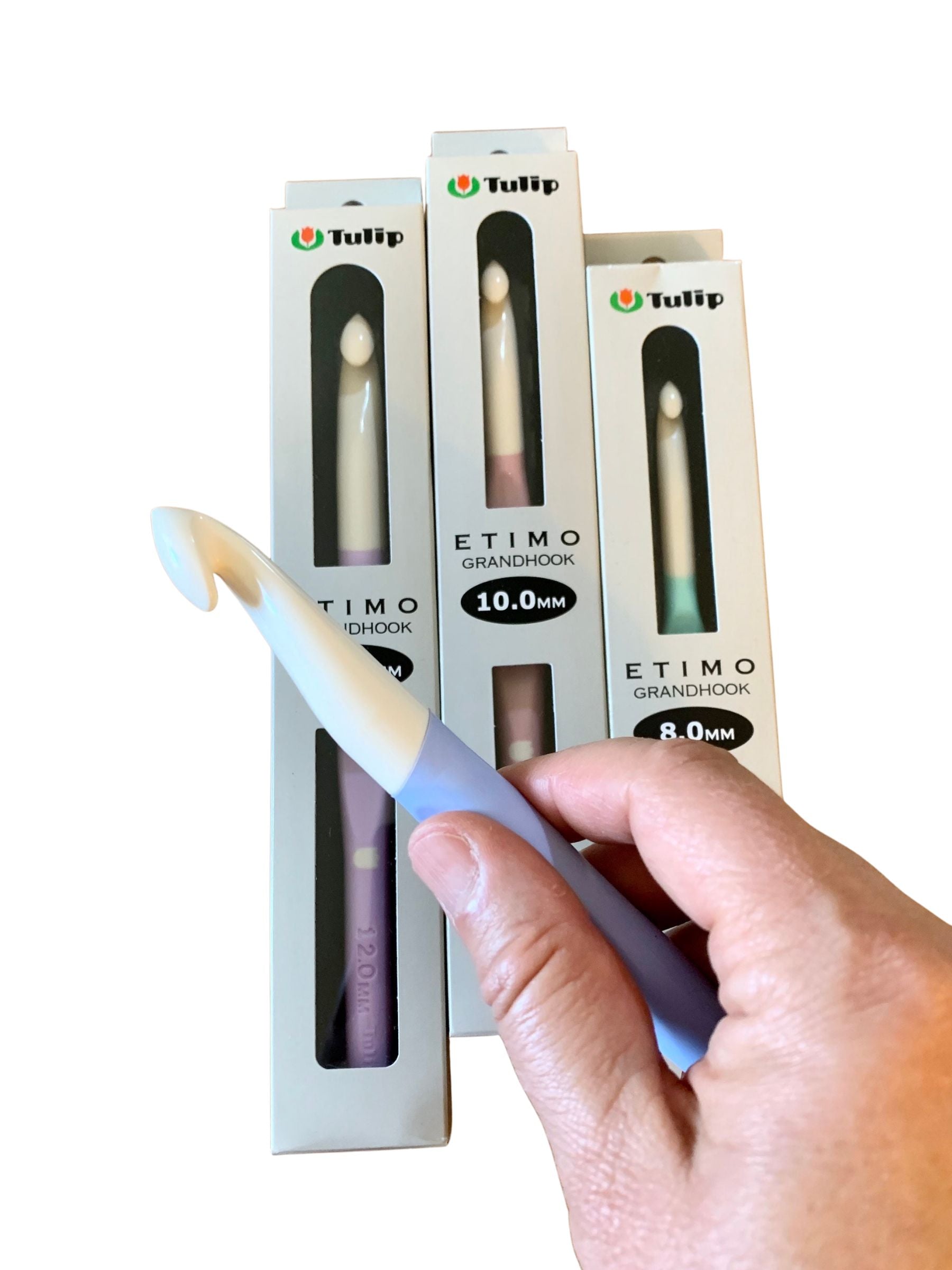 Tulip - "Etimo" GrandHook Large Crochet Hook with Cushion Grip Single Hook