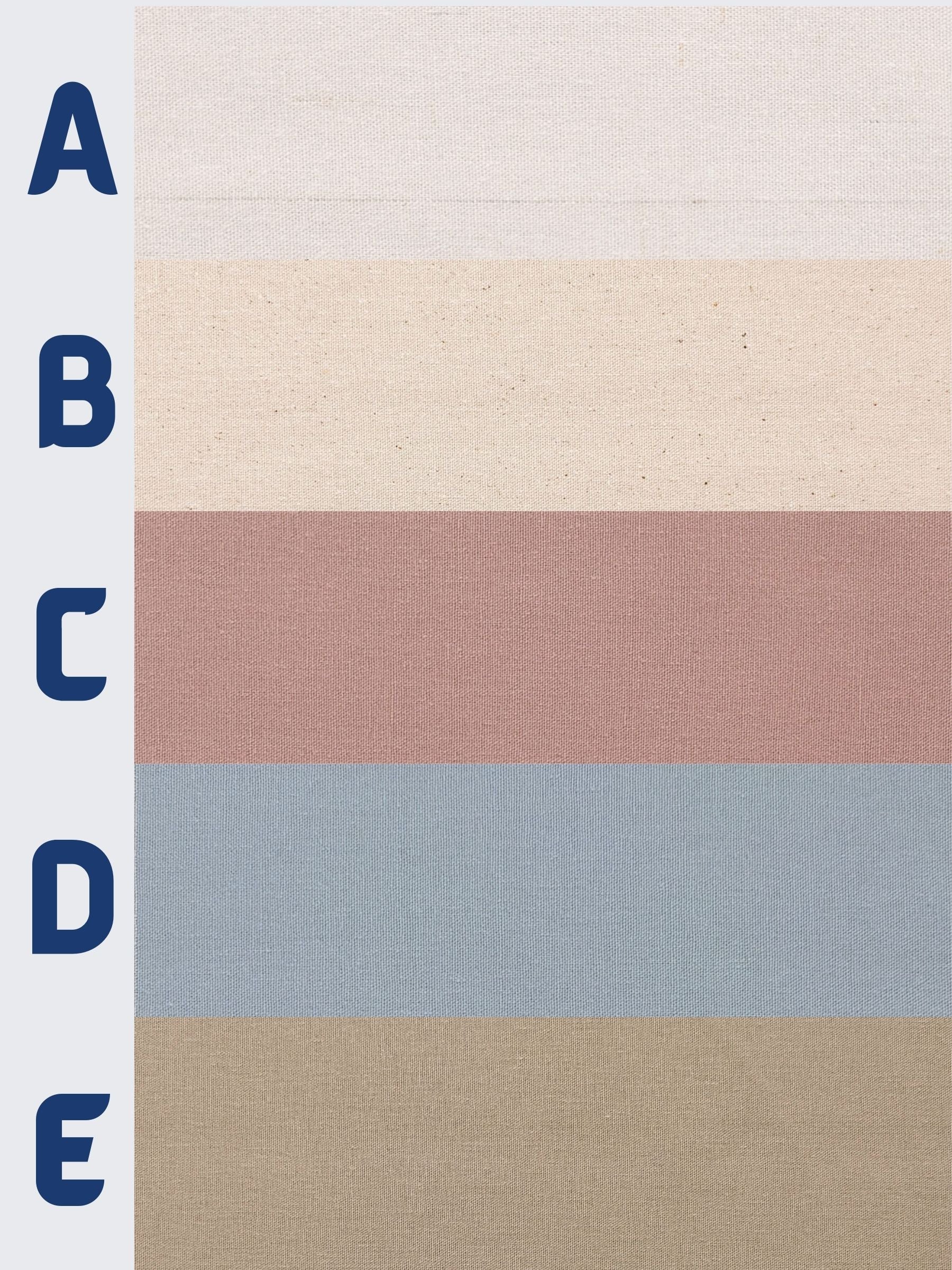 Kokka - Solid Recycled Cotton Canvas Fabric - Baby Blue