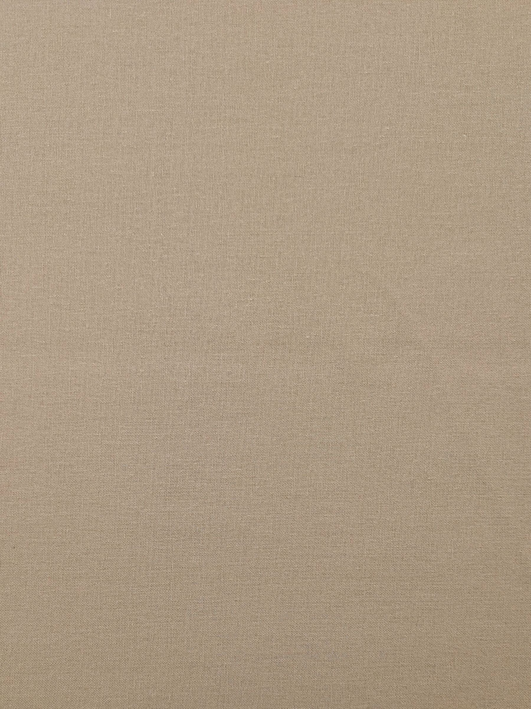 Kokka - Solid Recycled Cotton Canvas Fabric - Khaki Gray