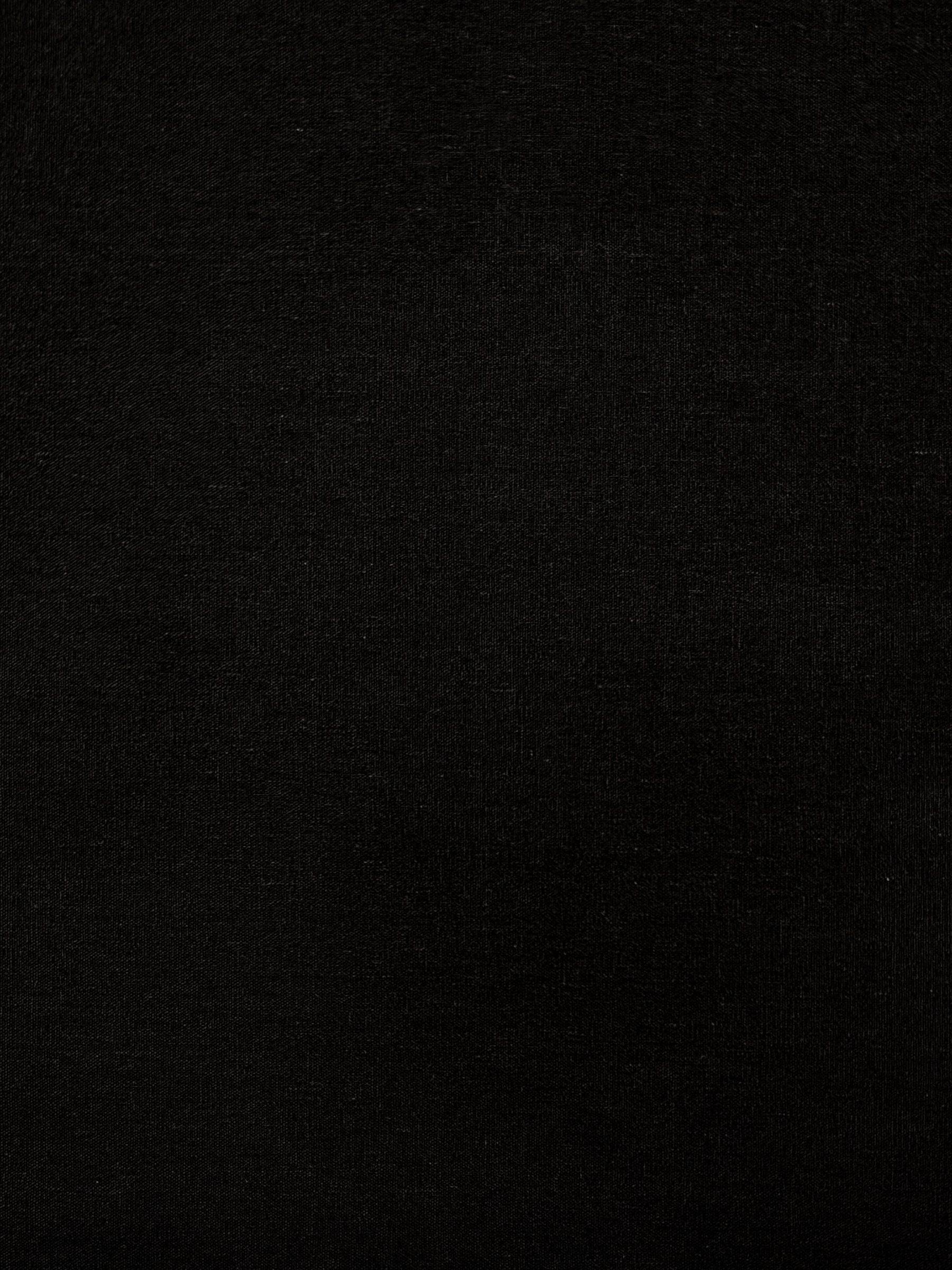 Kokka - Solid Recycled Cotton Canvas Fabric - Black