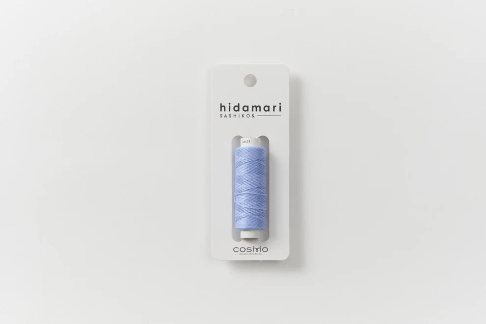 Lecien Cosmo - "Hidamari" Cotton Sashiko Thread 30m Spool - Clouds at Dawn 夜明けの雲