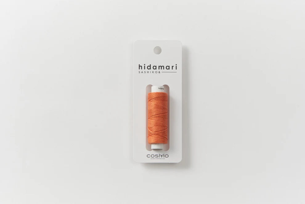 Lecien Cosmo - "Hidamari" Cotton Sashiko Thread 30m Spool - Apricot Tart