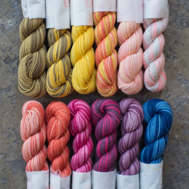 Maito - Natural Dyed Cotton Sashiko and Kogin Thread 38m Skein - Solid Peach Pink