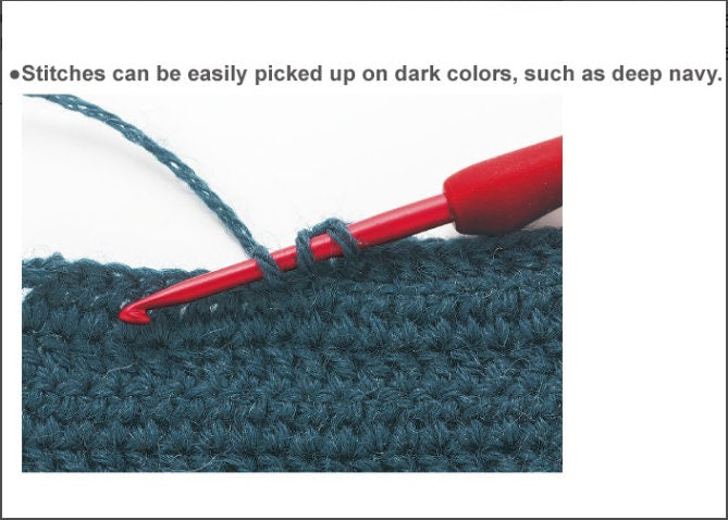 Tulip - "Etimo" Red Cushion Grip Crochet Hooks Set