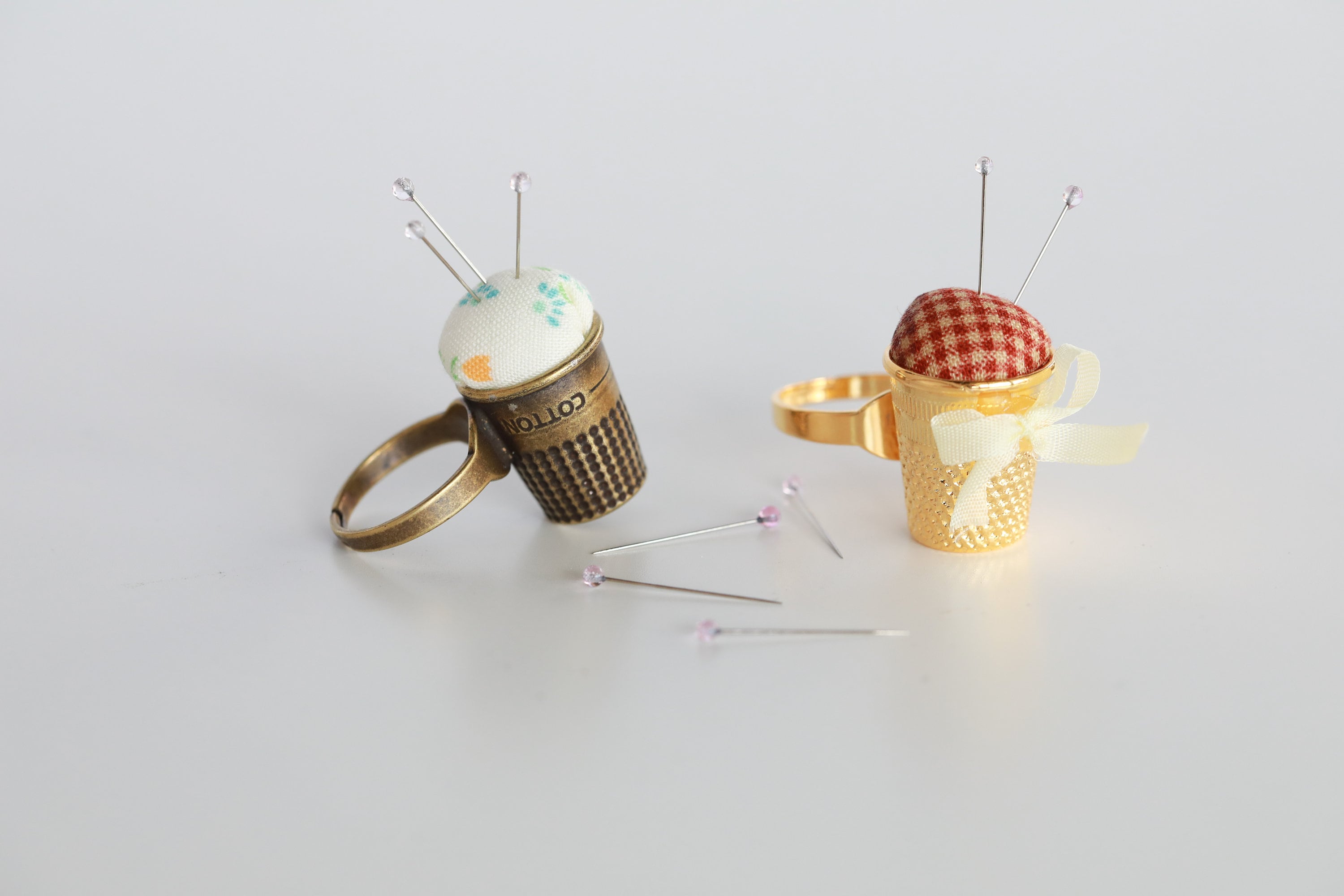 Little House - Pincushion Thimble Ring
