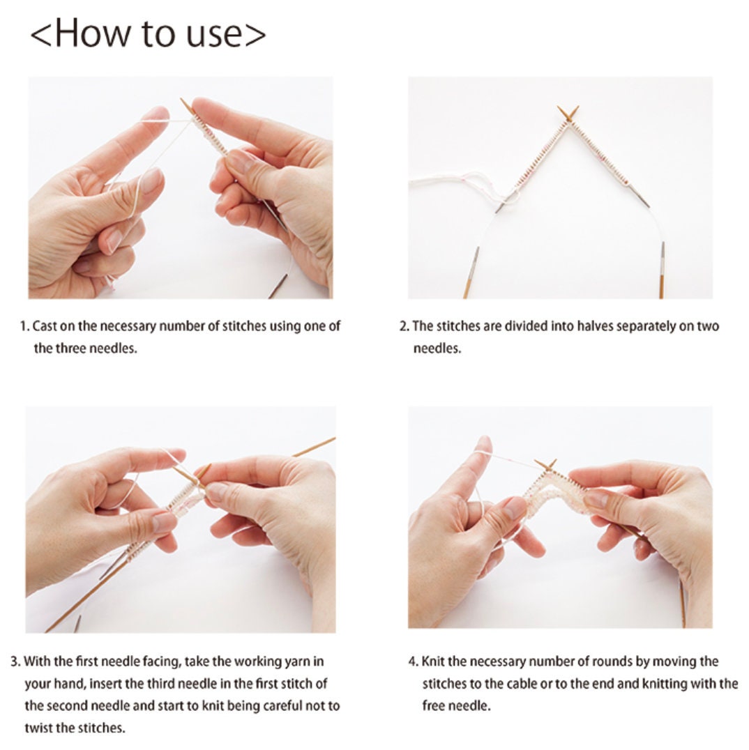 Tulip - CarryS Cables for Fine Gauge Interchangeable Knitting Needle Set - Bamboo