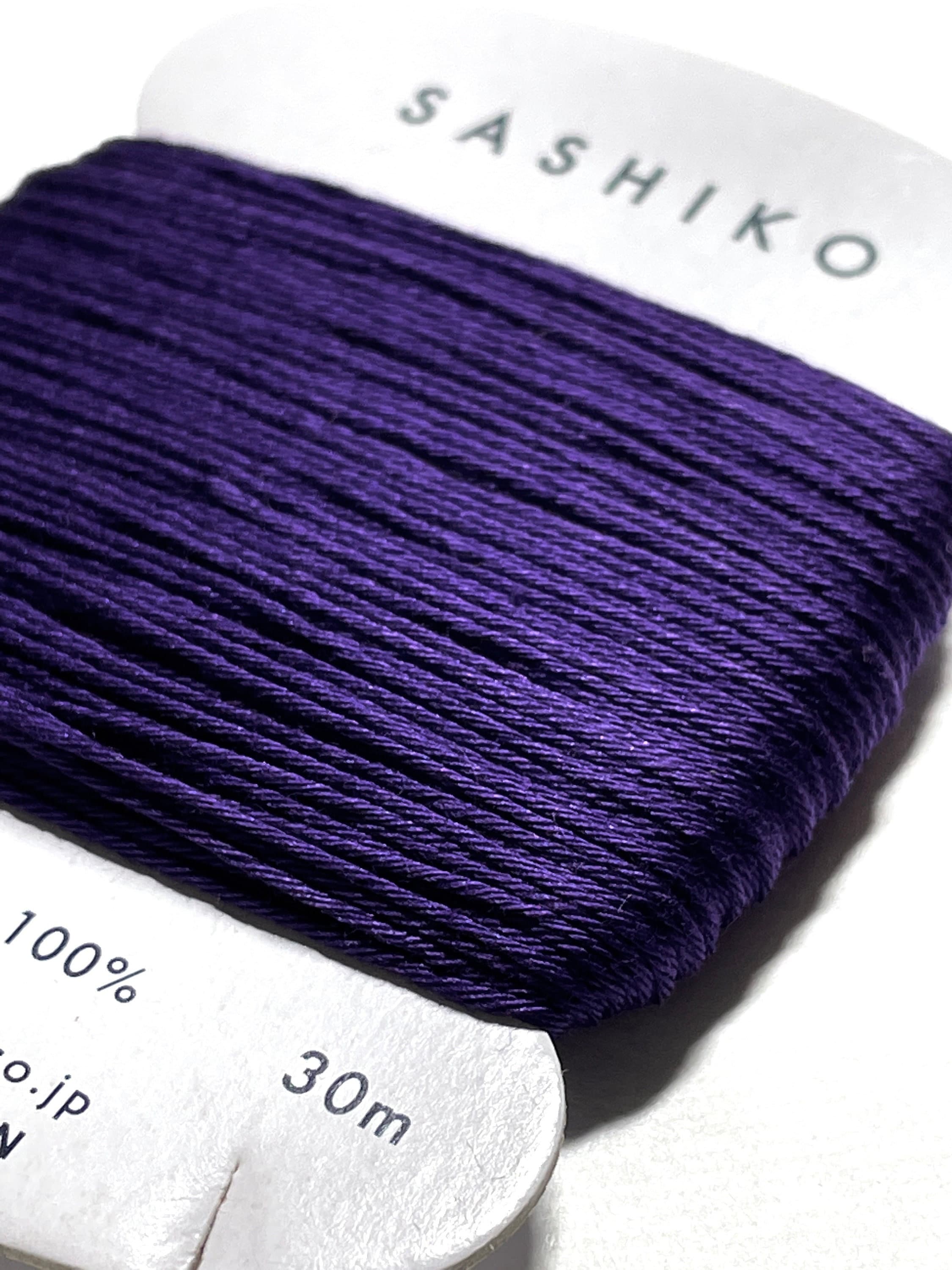 Daruma - Cotton Sashiko Thread 30m Card 20/6 - #223 Grape Purple