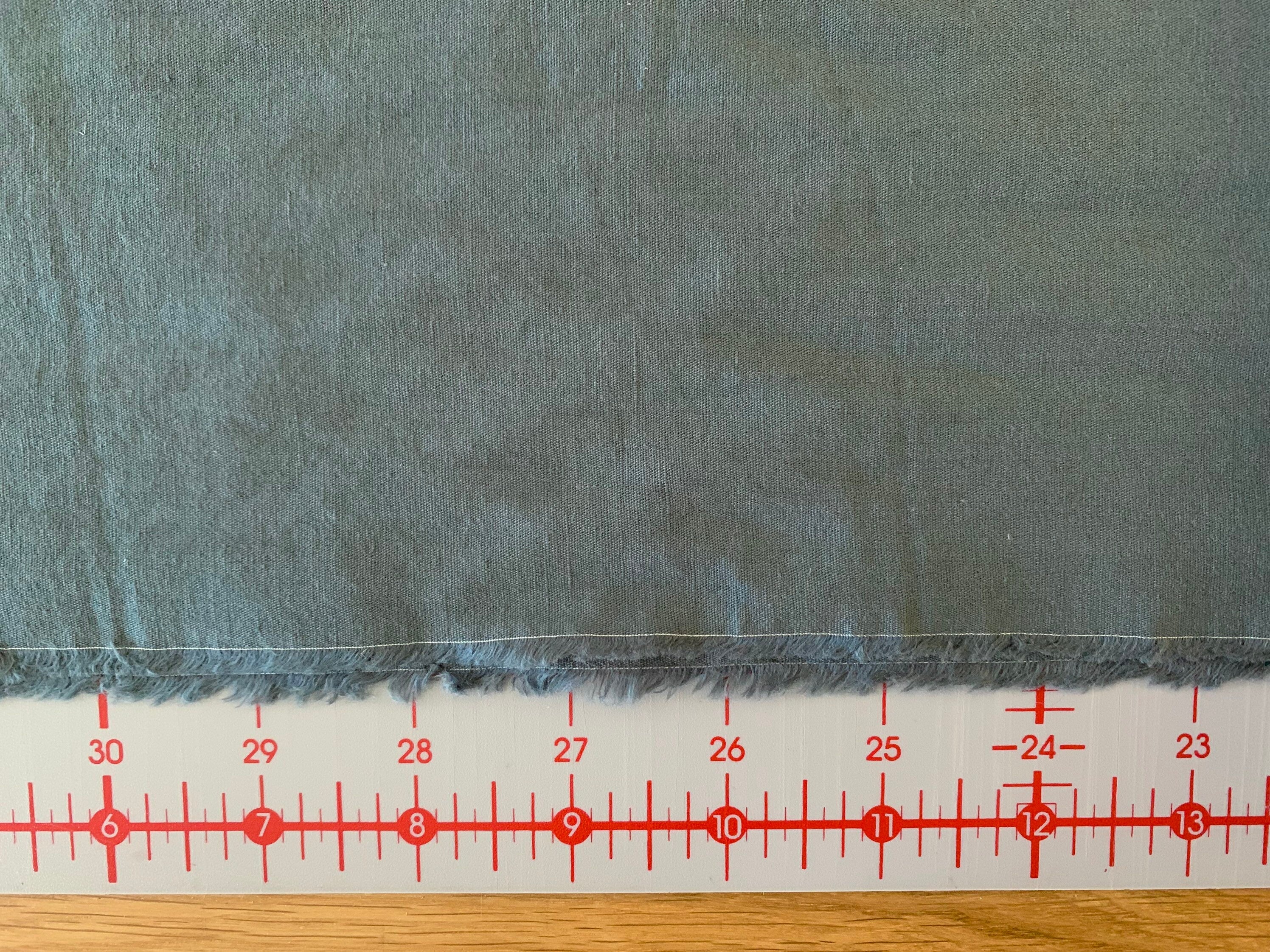 Cosmo Japanese cotton linen fabric AD5192-261 peacock green