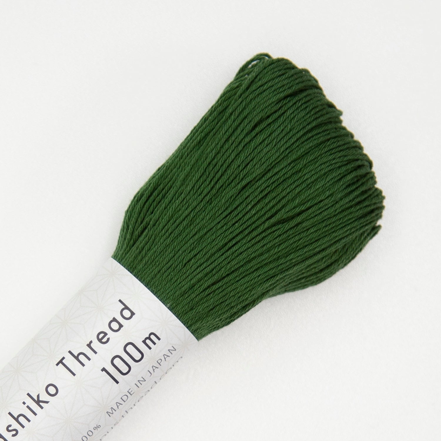 Olympus - Cotton Sashiko Thread 100m Skein - Color #129 Pine Green