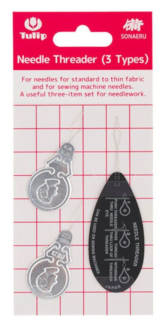 Tulip - Sonaeru Needle Threader - 3 Types For Hand Sewing and Sewing Machines