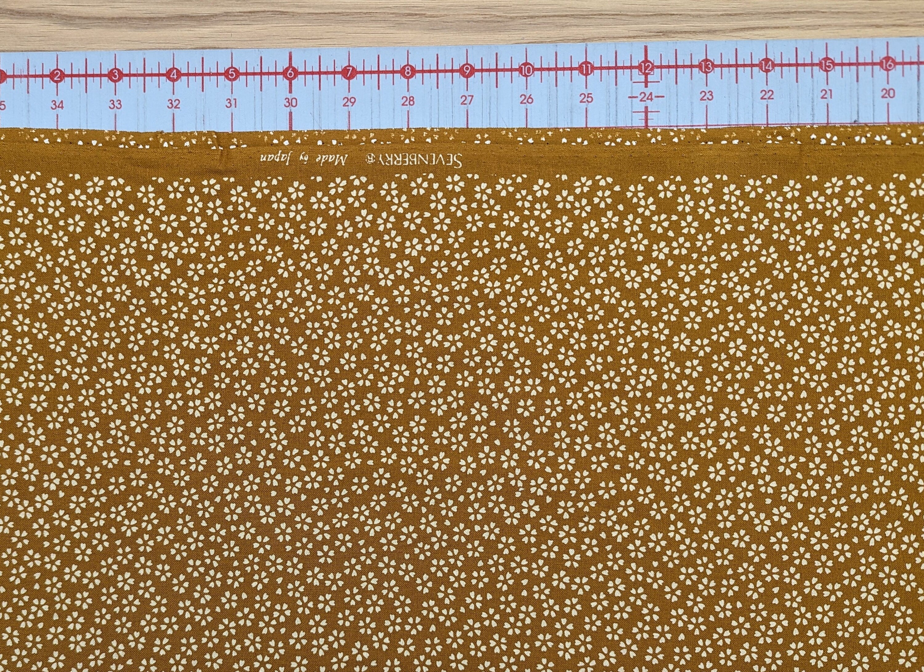 Sakura Cherry Blossom Sevenberry Japanese cotton fabric 88222-1-11 bronze and beige
