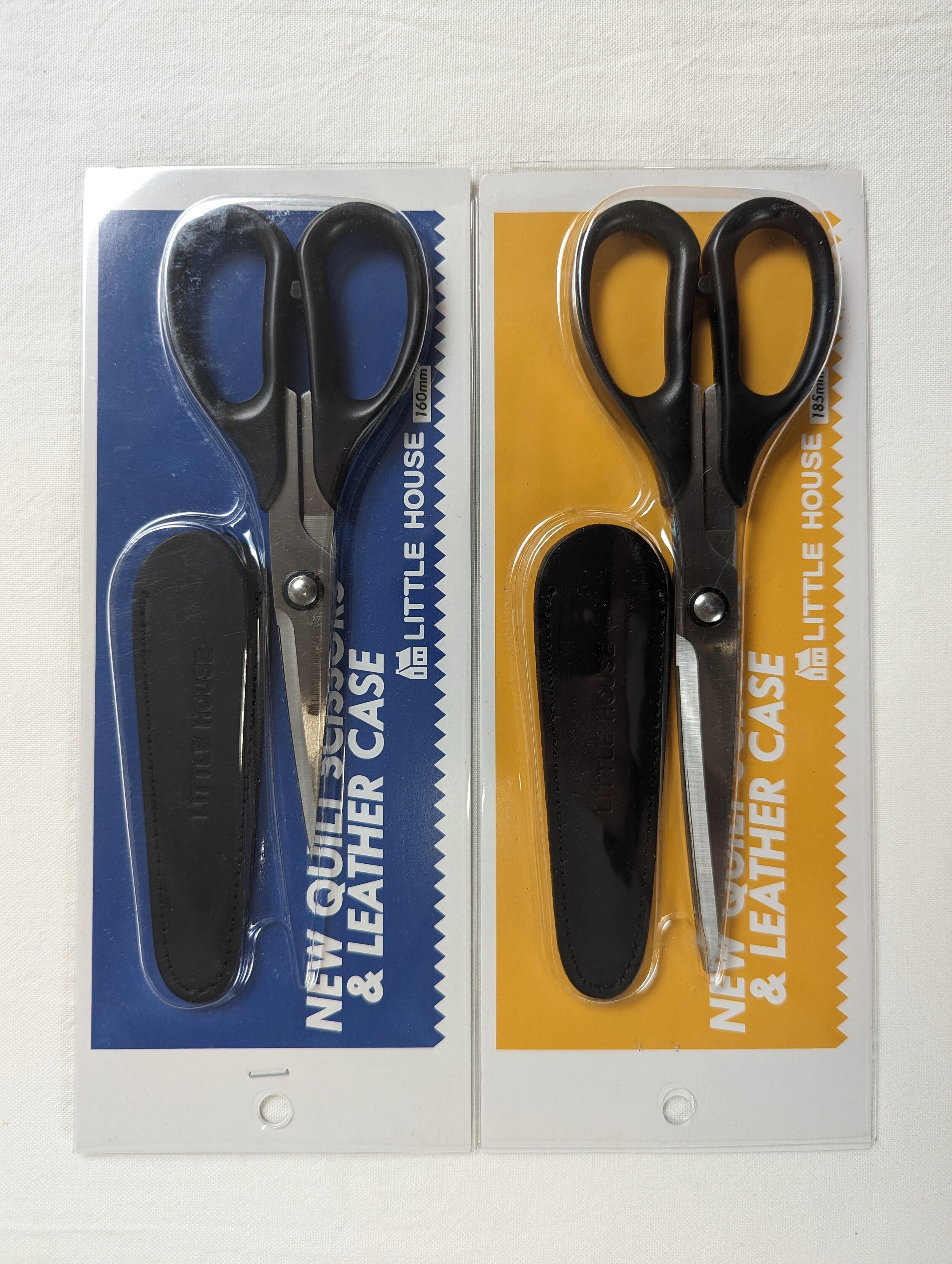 Little House Quilt Scissors & Leather Case 185 mm