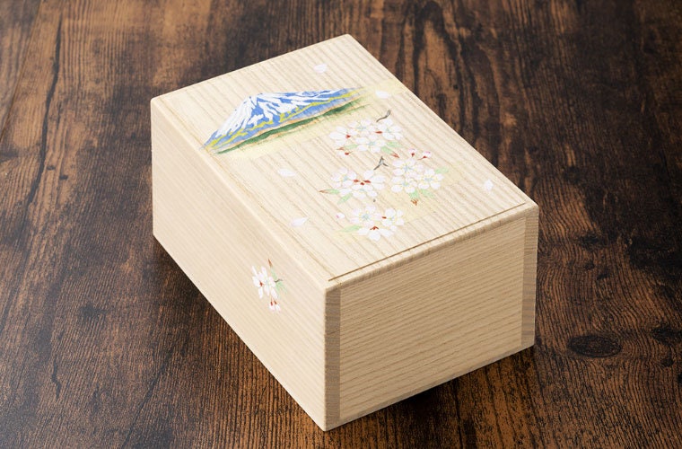 Tulip - Oharibako Sewing Box in Paulownia Wood - Large Set