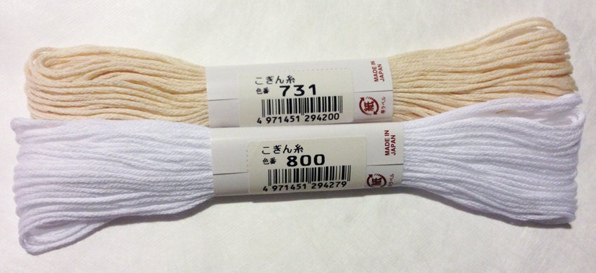 Olympus - Cotton Kogin Thread 18m Skein - #800 Bright White