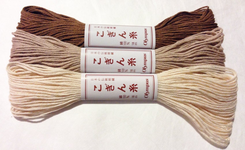 Olympus - Cotton Kogin Thread 18m Skein - #736 Chocolate Brown