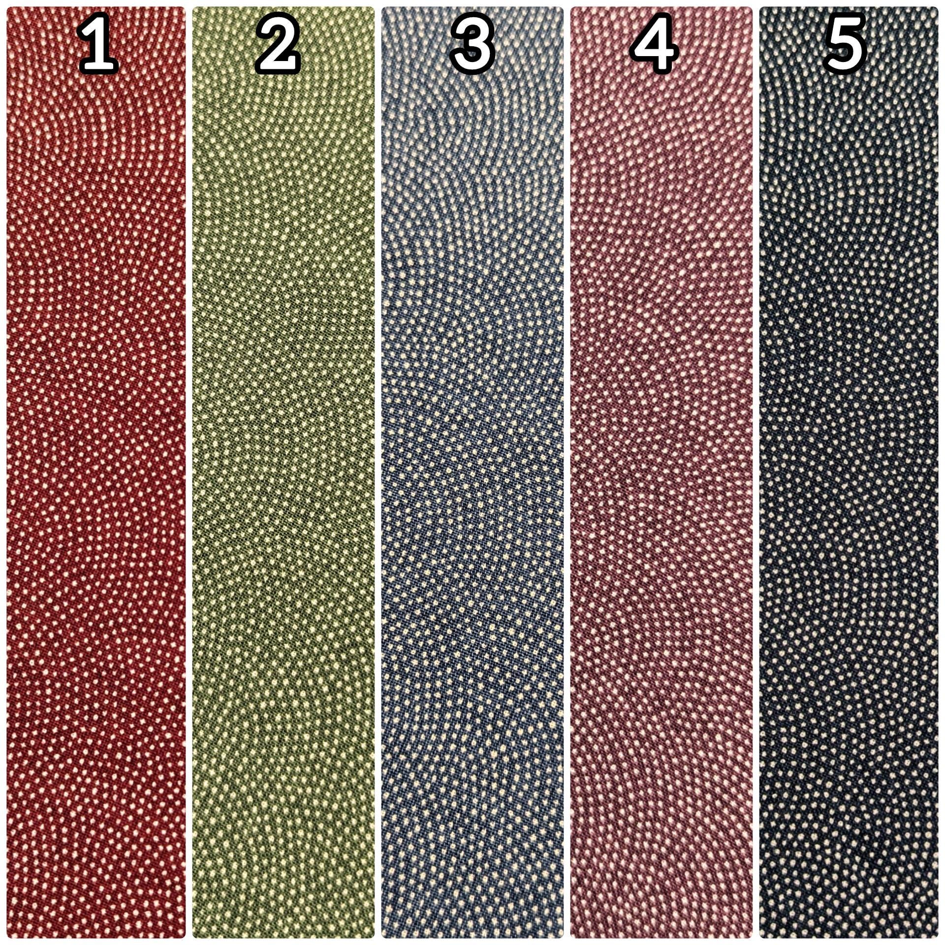 Sevenberry Same-Komon (Shark Skin) Japanese cotton fabric 88220-8-1 red