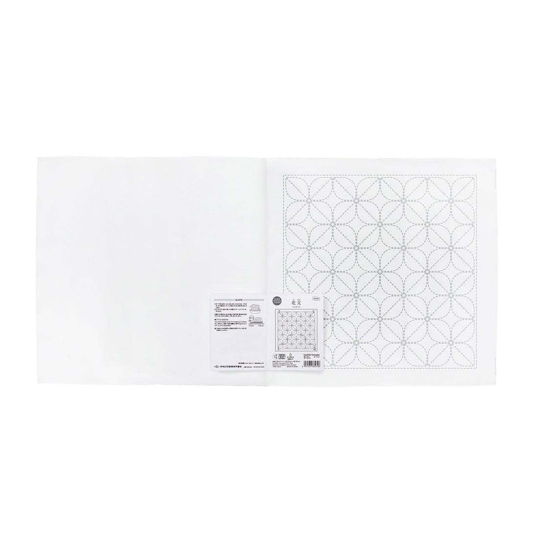 Olympus - Nagomi Collection "Kamon" Cotton Sashiko Sampler Cloth - White