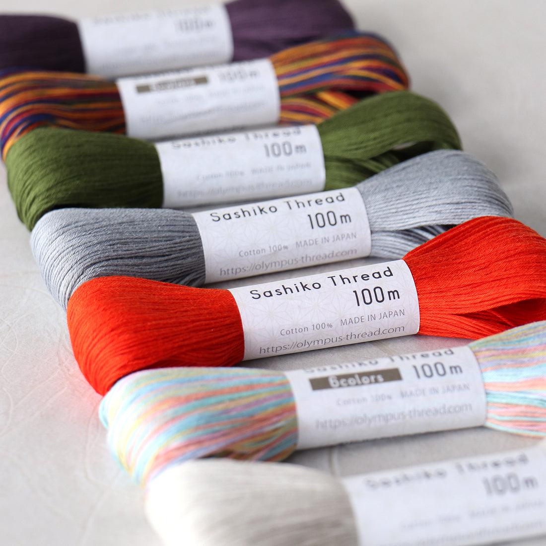 Olympus - Cotton Sashiko Thread 100m Skein - Color #131 Ivory White