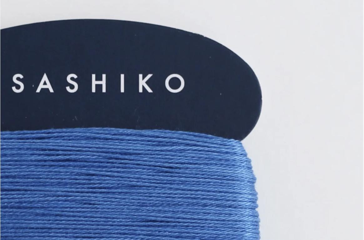 Daruma - Cotton Sashiko Thread 40m Card 20/4 - #225 Ruri Bright Blue