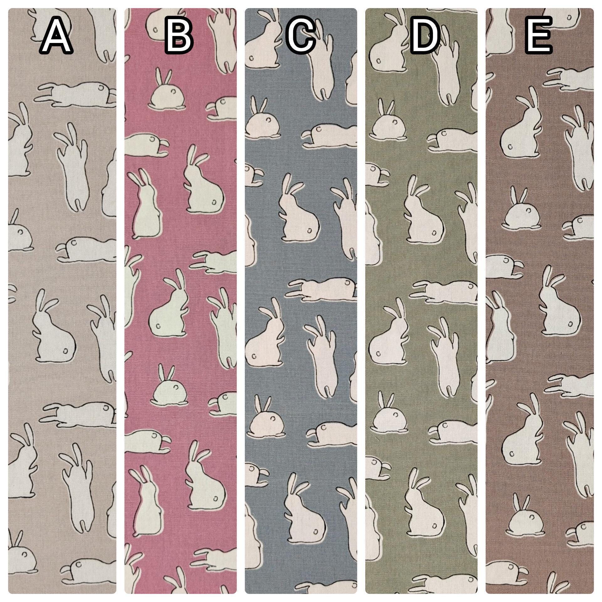 Hishiei - White Rabbits Cotton Oxford - Pink