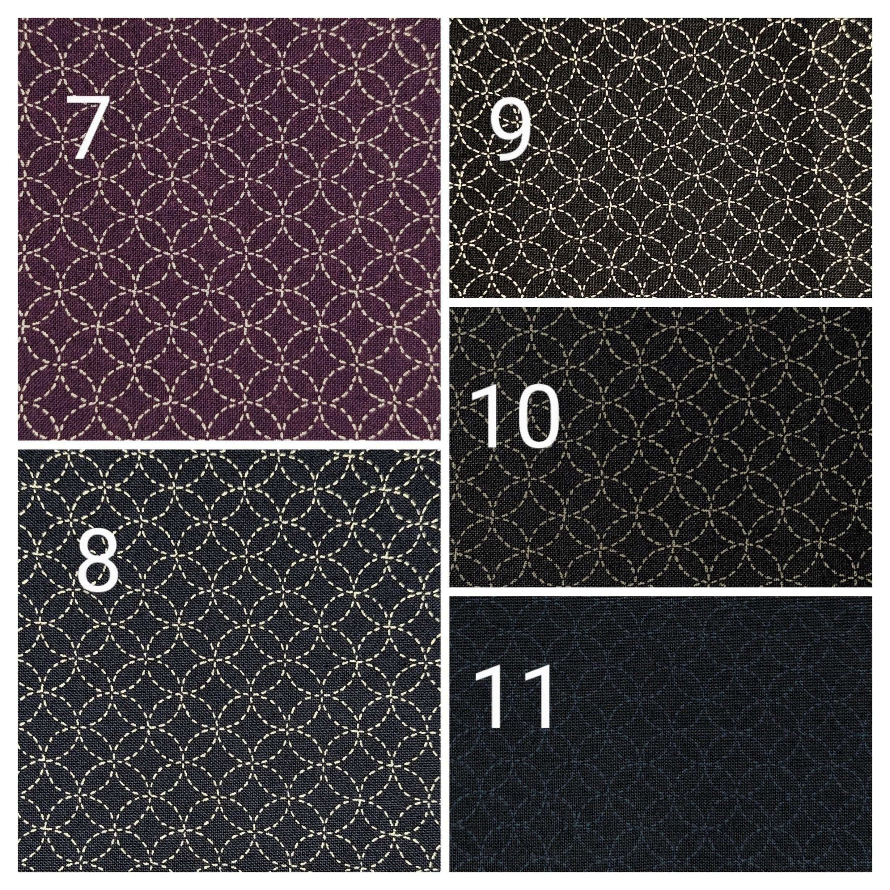 Sevenberry - Small Shippo Cotton Fabric - Purple