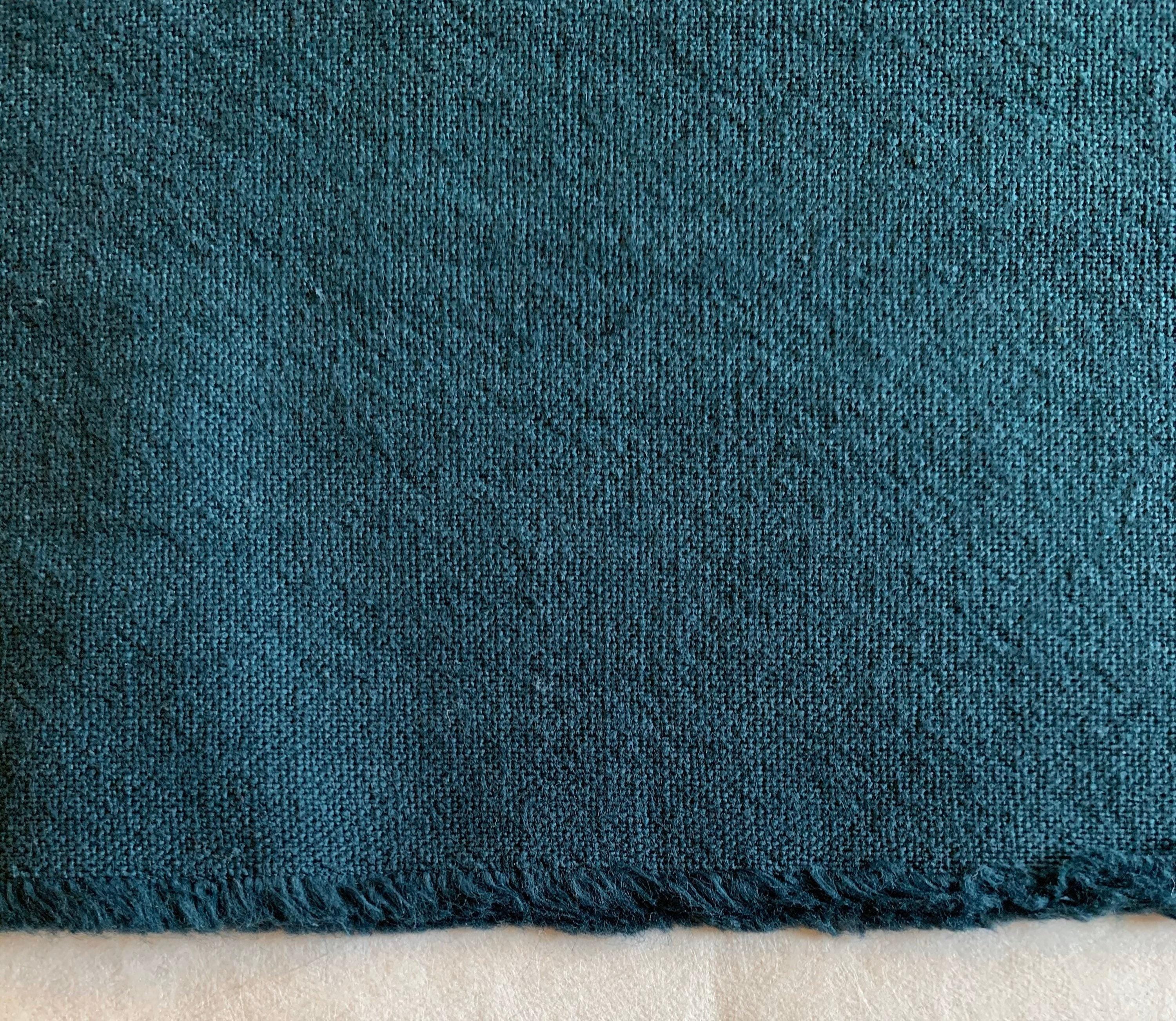 Cosmo - Cotton/Linen Blend Canvas - Dark Peacock Green