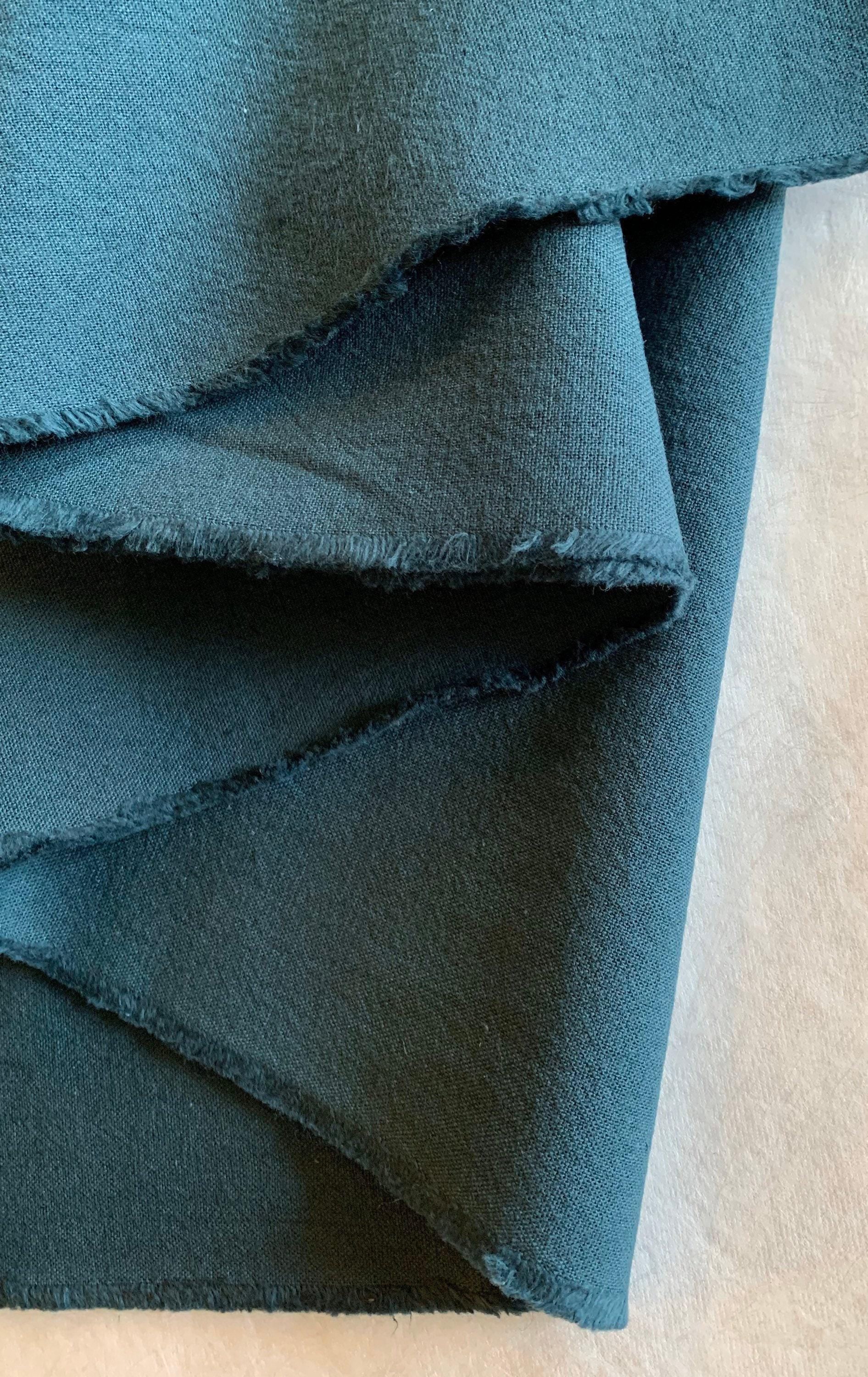 Cosmo - Cotton/Linen Blend Canvas - Dark Peacock Green