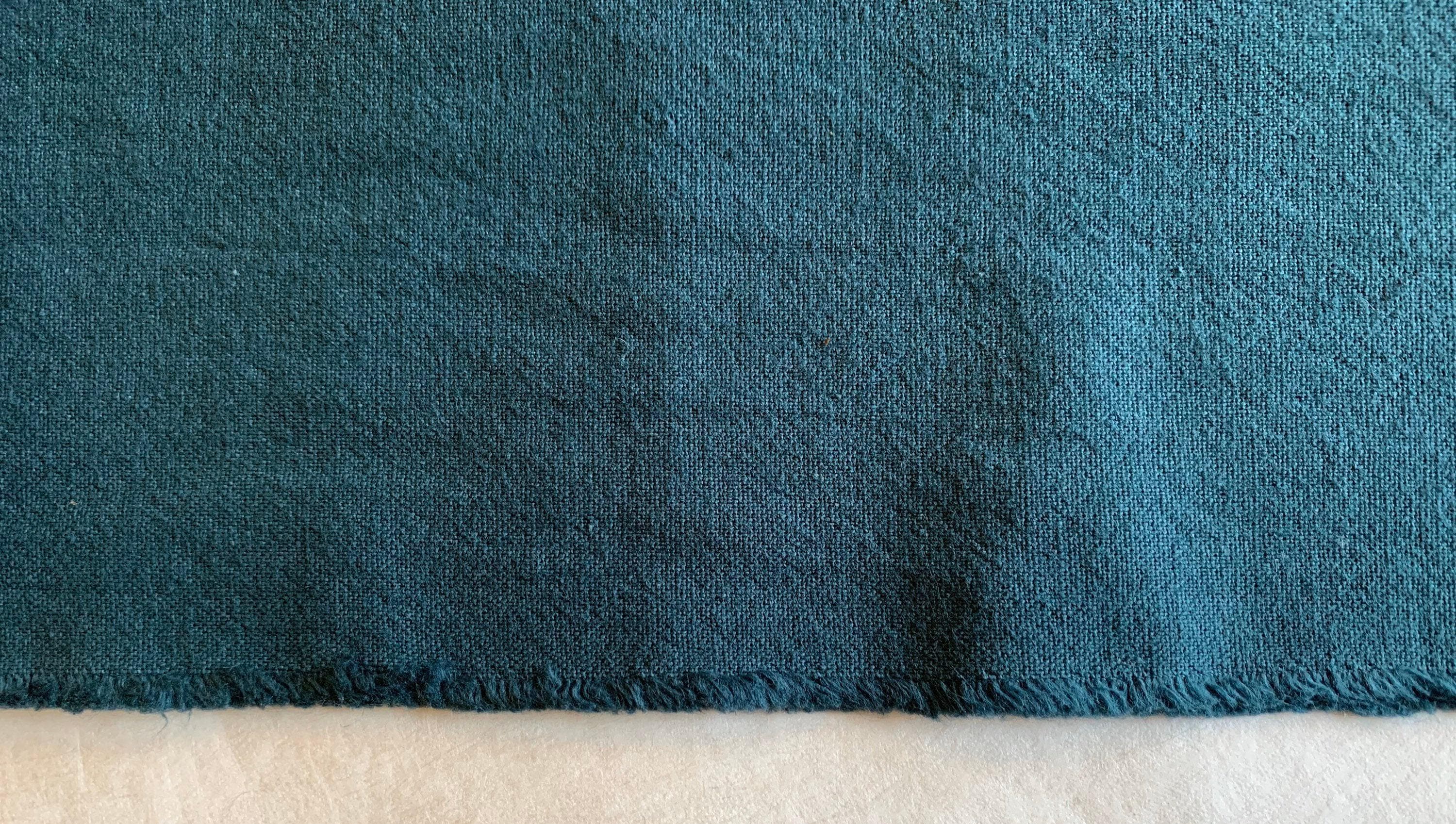 Cosmo - Cotton/Linen Blend Canvas - Dark Peacock Green
