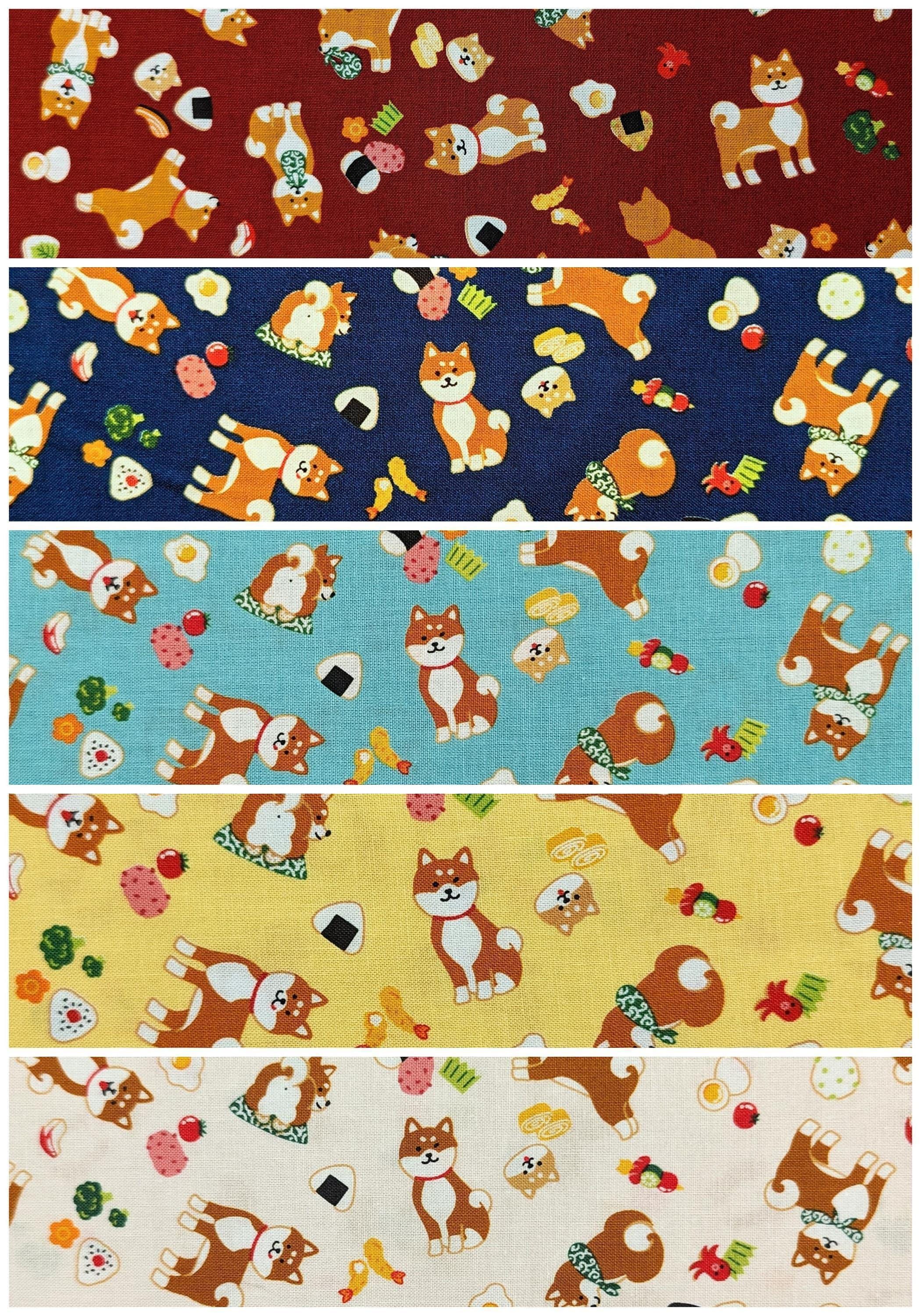 Cosmo - Lunch Time Shiba Cotton - Yellow