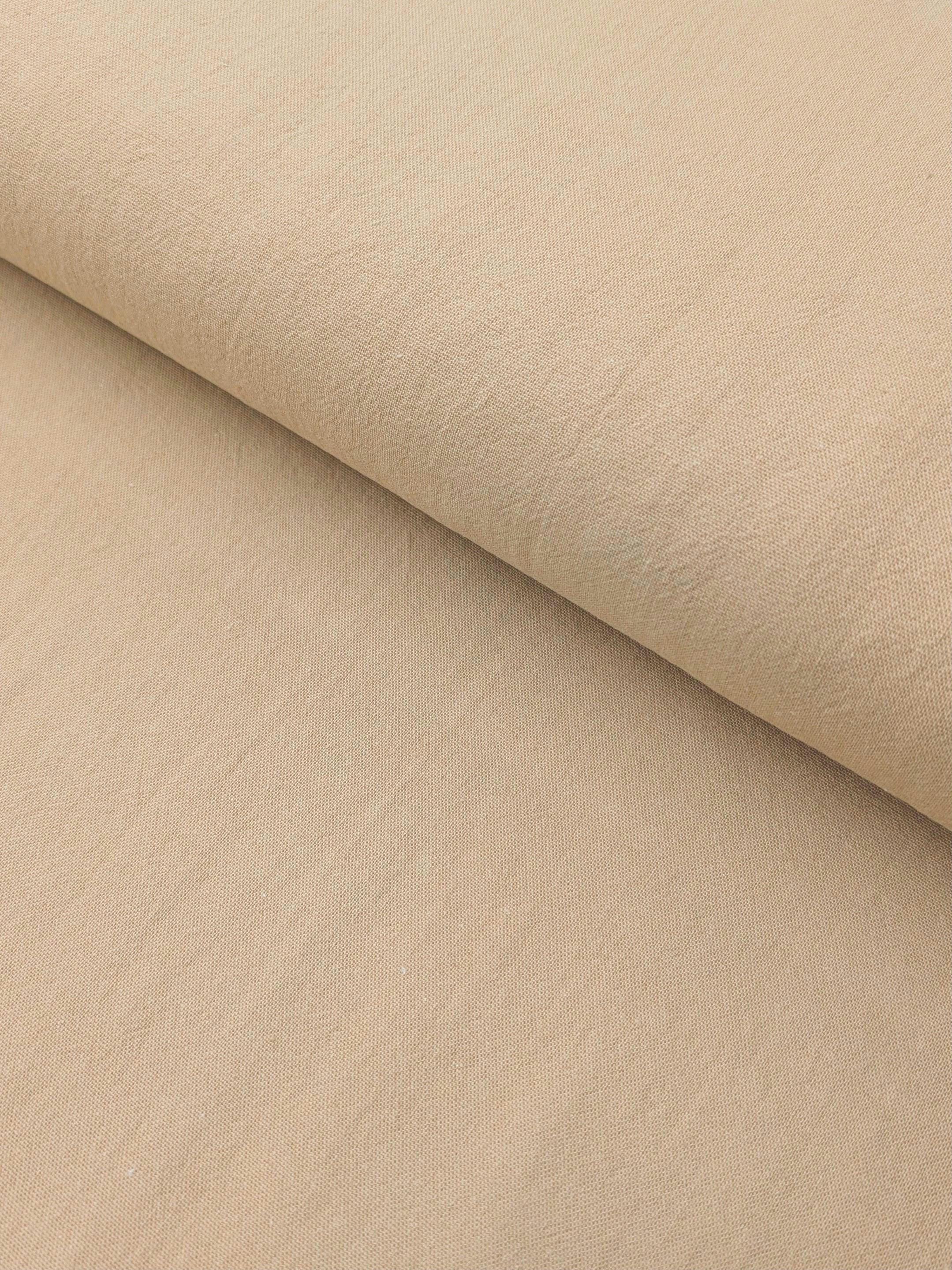 Cosmo - Cotton/Linen Canvas Fabric - Sandy Beige
