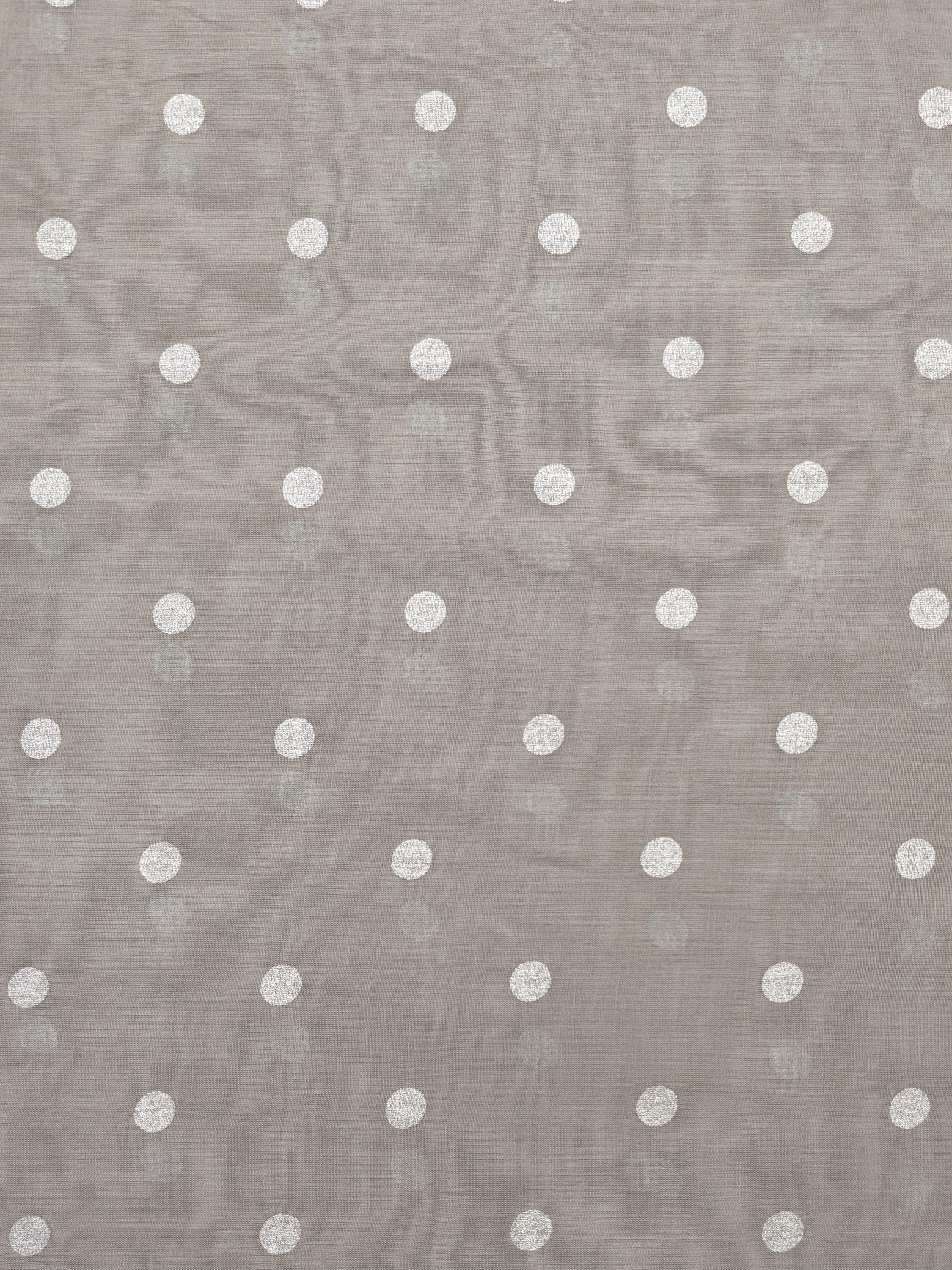 New Hokkoh - Sheer Polka Dotted Japanese Cotton Voile Fabric - Gray 7026-510-1-C