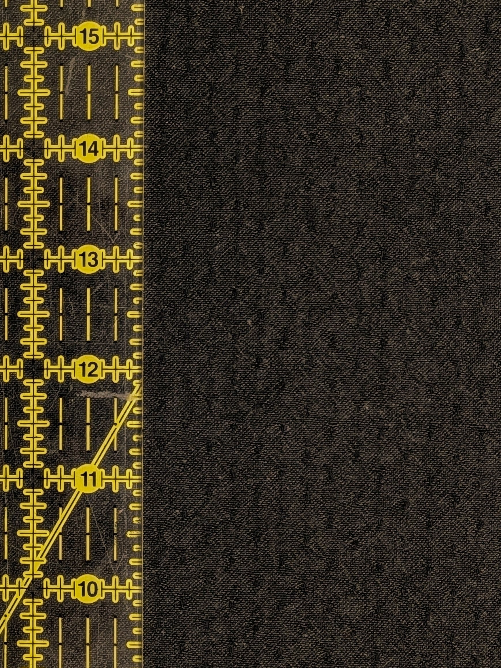 Handworks - Raised Weave Yarn Dyed Cotton Fabric - Charcoal Brown